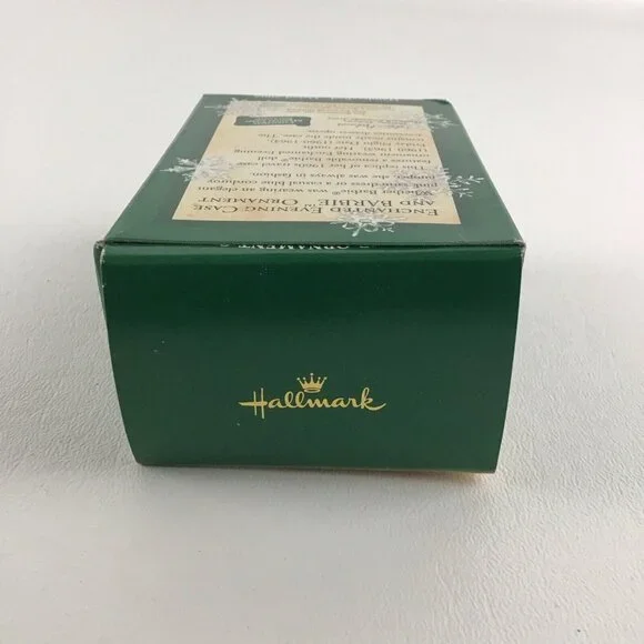 Hallmark Miniature Christmas Tree Ornament Barbie Enchanted Evening Case Vintage - Picture 4 of 6